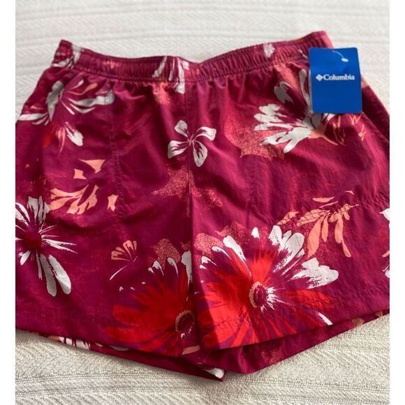 COLUMBIA WOMEN'S SMALL Sandy River Print Pull-On Shorts - Picture 3 of 9